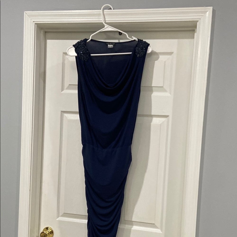 VENUS Navy Blue Sleeveless Dress NWOT